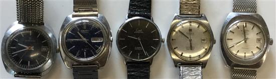 5 mens wrist watches